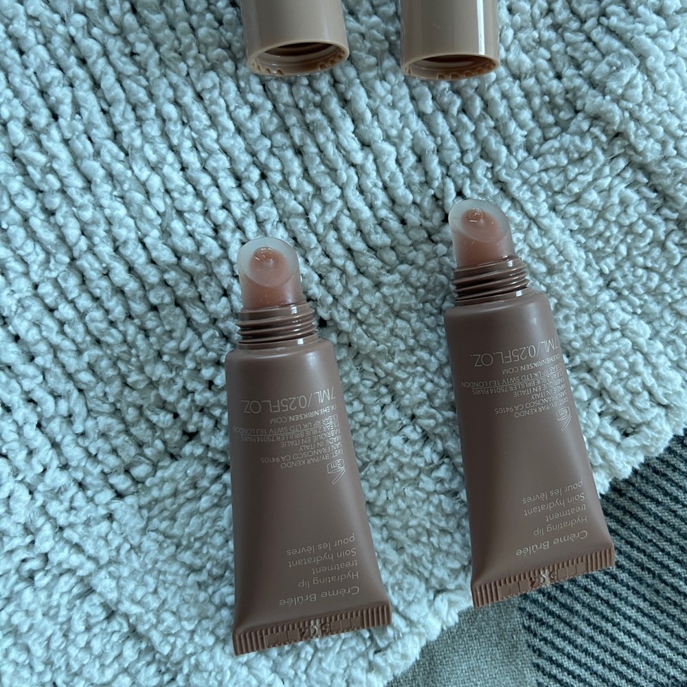 Ole Henriksen Crème Brûlée Peptide Lip Treatment Mini Duo 2x 7ml Hydrating - Picture 4 of 4